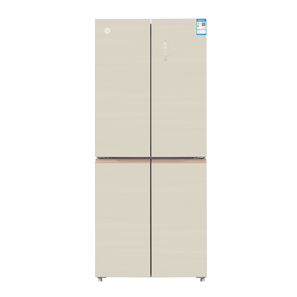 对开 晶弘十字对开门冰箱 变频455l 智享空间 分储锁鲜 bcd-455wpqg